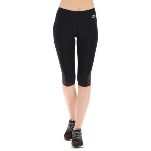 Lotto RUN FIT W II LEGGING MID 1 Dámské tříčtvrteční legíny, černá, velikost L