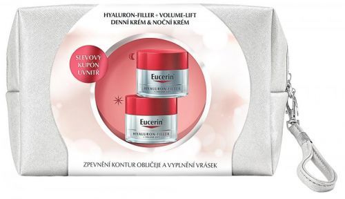 Eucerin Hyaluron-Filler + Volume Lift vánoční kazeta 2022 2 x 50 ml