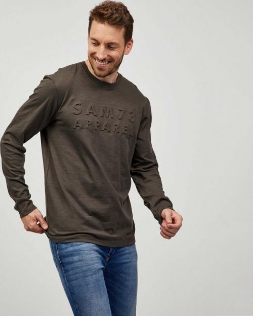 SAM 73 Pánské triko MINDART Khaki S