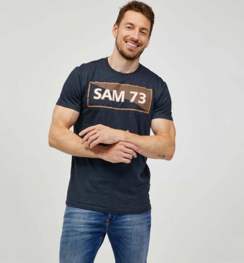 SAM 73 Pánské triko FENRI Černá S