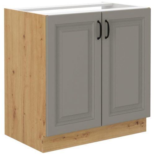 Kuchyňská Skříňka Stilo claygrey/artisan 80ZL 2F BB