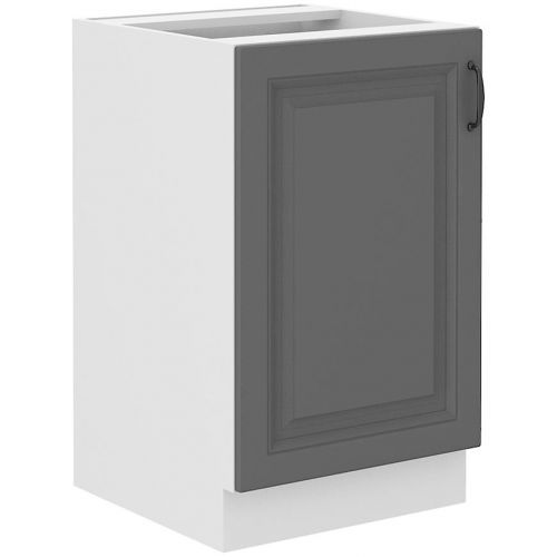 Kuchyňská Skříňka Stilo dustgrey/bílá 50ZL 1F BB