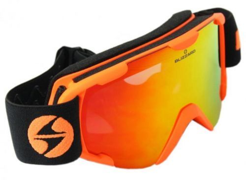 Blizzard 952 DAO matt orange double smoke lens S21 + full revo red lyžařské brýle