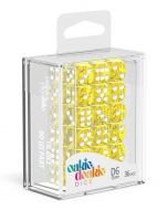 Oakie Doakie Dice Dice Set Translucent Yellow - D6 12mm (36x)