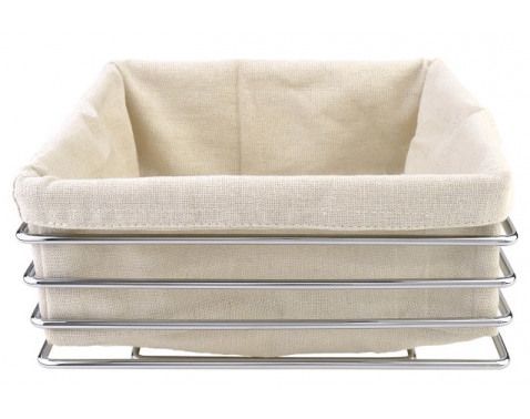 Koš na pečivo LifeStyle, kulatý černý