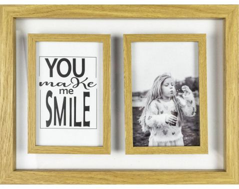Fotorámeček pro 2 ks foto, 23x33x2 cm