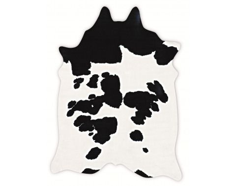 Imitace kravské kůže černobílá, 120x150 cm