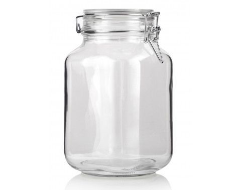 Dóza na potraviny skleněná, 2 l