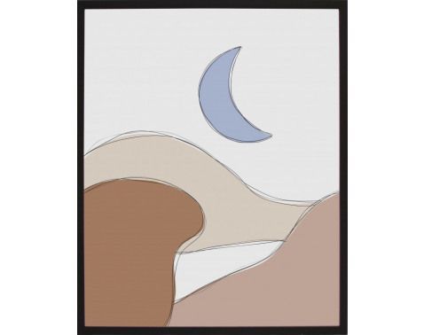 Rámovaný obraz Krajina III, 40x50 cm