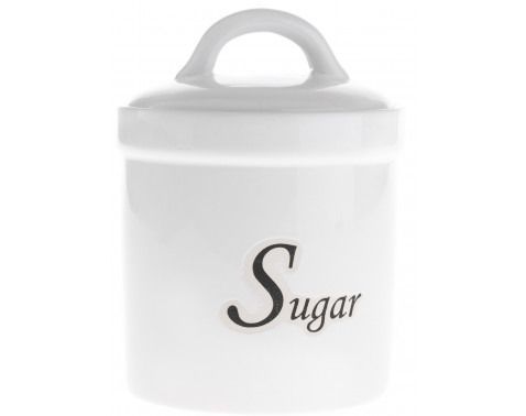 Cukřenka Sugar, bílá keramika