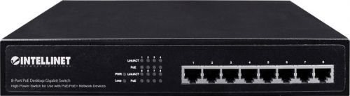 Intellinet 560641 síťový switch 8 portů 1 GBit/s funkce PoE