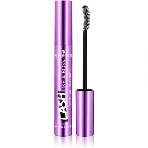 Essence Lash Like a Boss řasenka pro objem, délku a oddělení řas odstín Ultra Black 9,5 ml