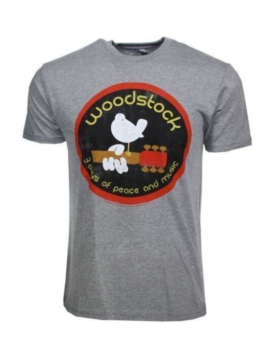 Woodstock Tričko Logo Triblend S Heather Grey