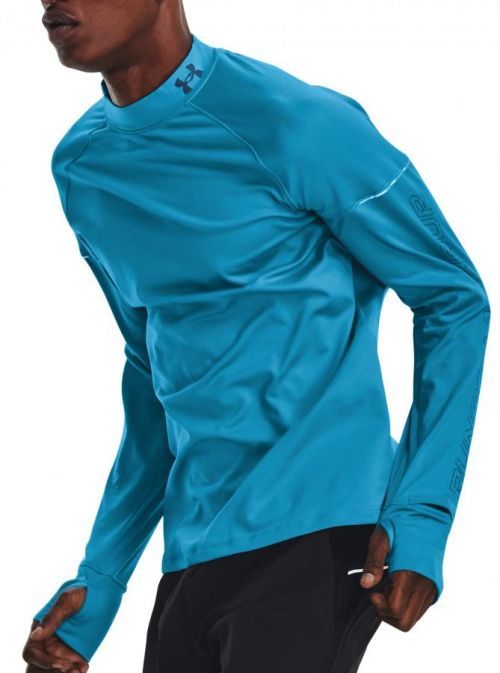 Triko s dlouhým rukávem Under Armour UA OUTRUN THE COLD LS-BLU