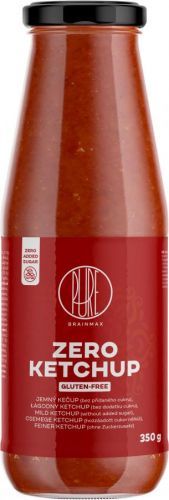 BrainMax Pure Ketchup - ZERO (sladký kečup s erythritolem), 350 g
