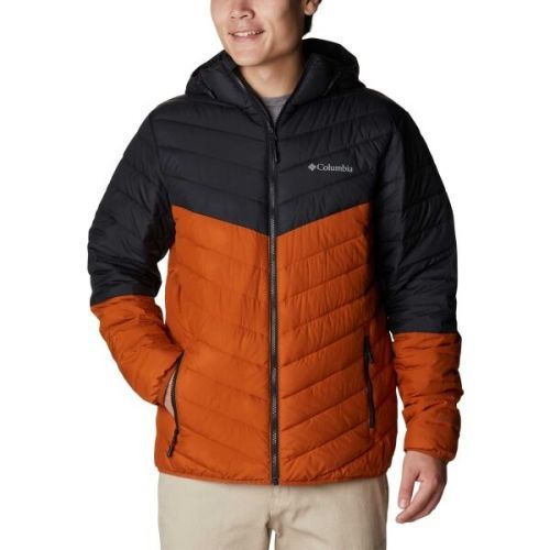 Columbia EDDIE GORGE HOODED JACKET Pánská bunda, oranžová, velikost L