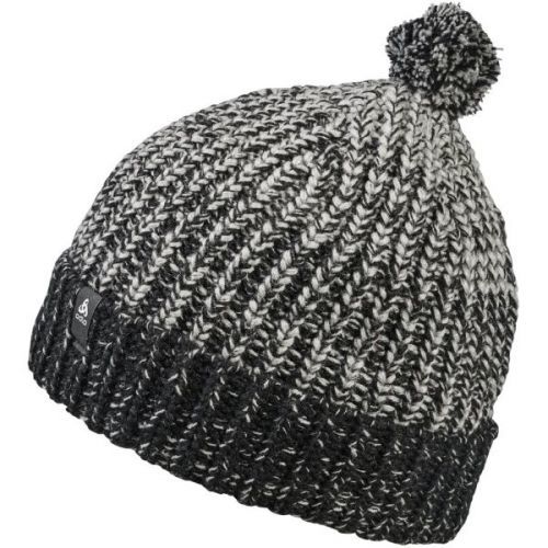 Odlo HEAVY KNIT HAT Čepice s bambulí, šedá, velikost UNI