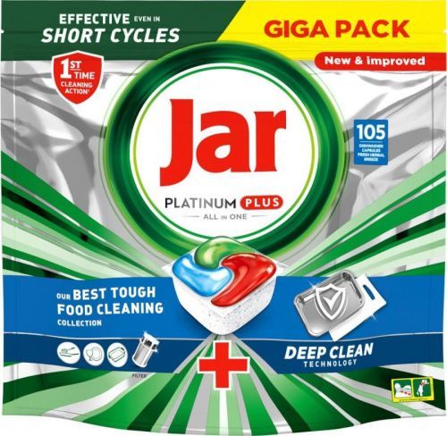 Jar Platinum Plus Deep Clean 105ks