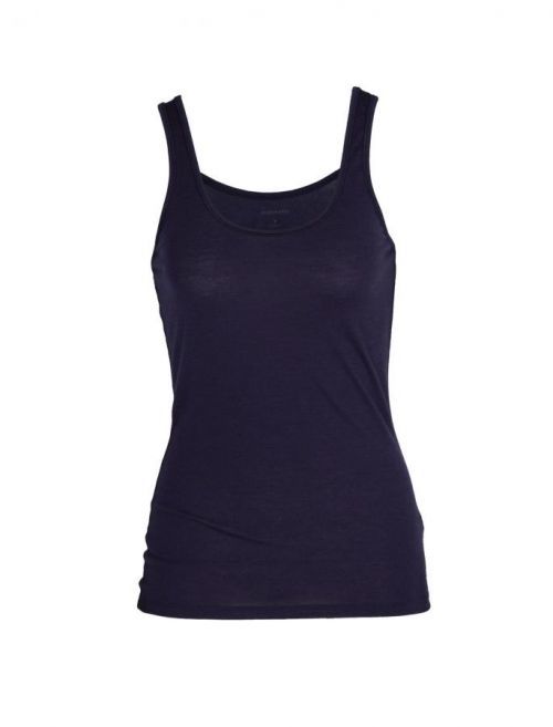 dámské merino tílko ICEBREAKER Wmns Siren Tank, Midnight Navy velikost: L