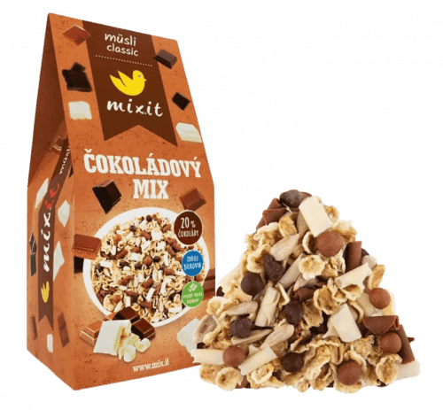 Mixit Müsli Classic čokoládový mix 440 g