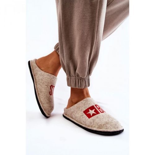 Domestic slippers Big Star KK276021 Beige