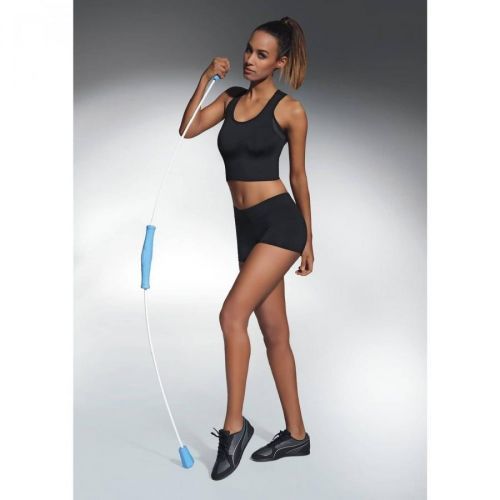 Bas Bleu FORCEFIT 30 elastic sports shorts in black