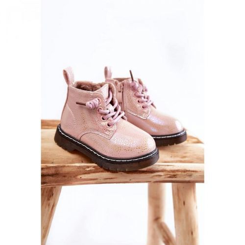 Children's Warm Boots With Zipper Pink Betsy