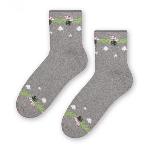 Socks 123-032 Gray Melange