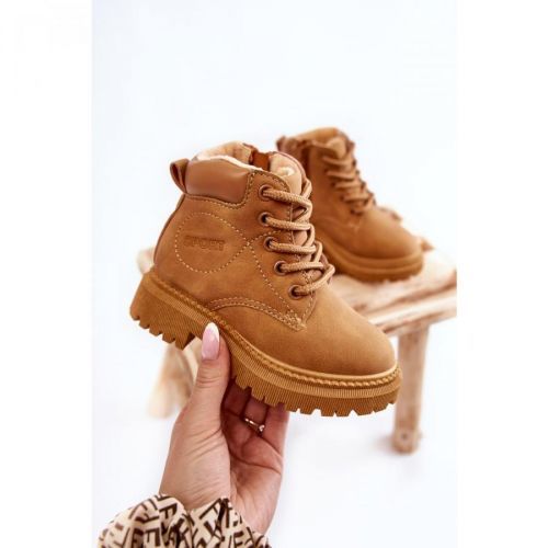 Children's Warm Boots Camel Cheddy