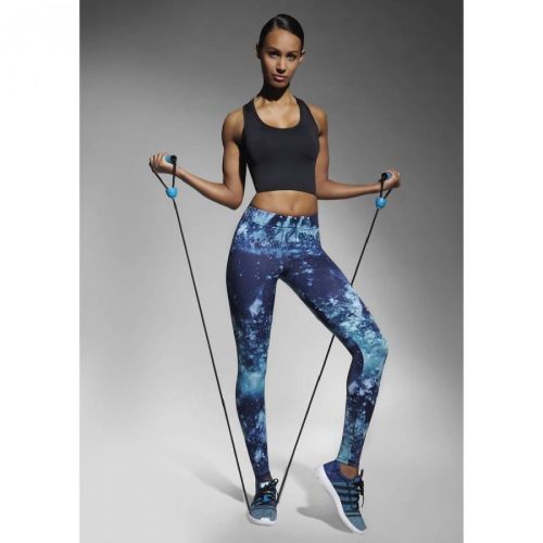 Bas Bleu LAGUNA elastic sports leggings with fashionable print