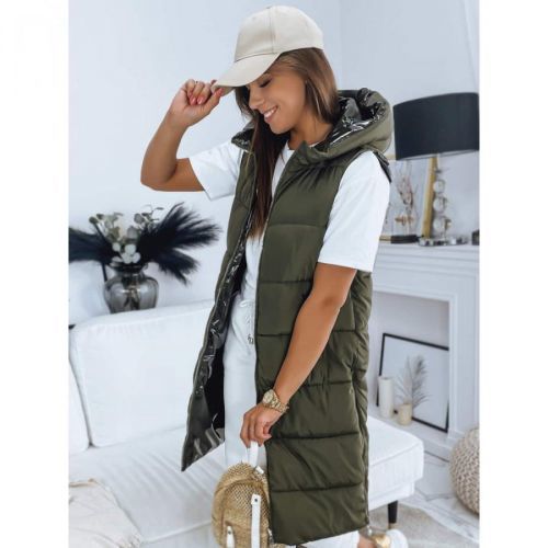 Double-sided quilted vest MARIET green Dstreet TY3159