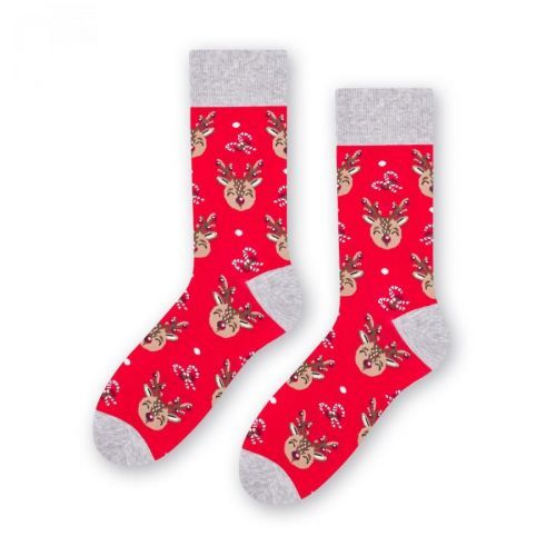 Socks 136-100 Red