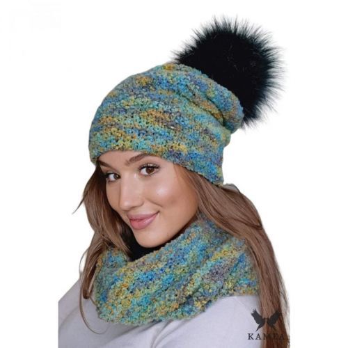 Kamea Woman's Set Hat&Chimney K.22.216.03