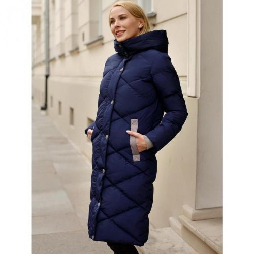 PERSO Woman's Jacket BLH919064F Navy Blue