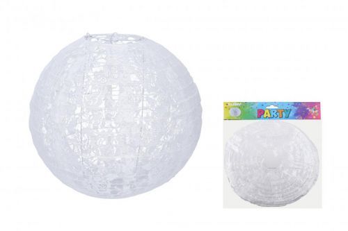 Lampion koule 30 cm - Květina