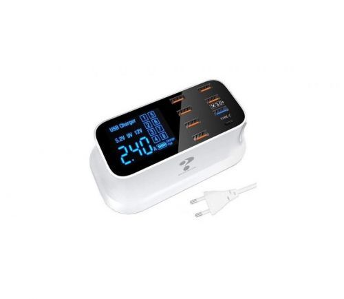 - Nabíjecí stanice 8xUSB 40W/230V