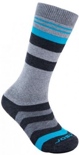 Sensor Ponožky Slope Merino šedá/černá/tyrkys 35-38