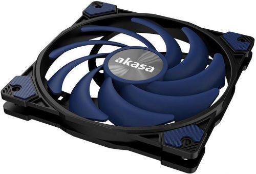 AKASA ventilátor ALUCIA XS12 (Photic Blue Edition), 12cm fan (AK-FN122-BL)