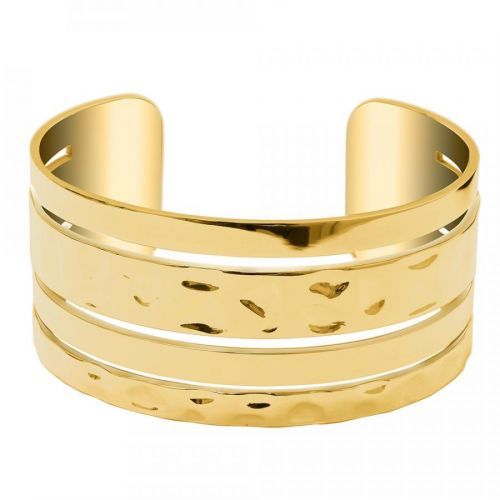 Pierre Lannier Výrazný pozlacený náramek Echo BJ10A5201