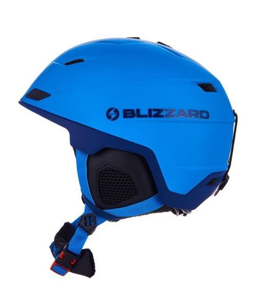 Blizzard Double blue matt/dark blue big logo helma