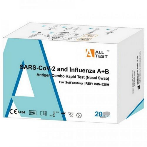 ALL Test SARS-CoV-2 a chřipka A+B antigenový kombo rychlotest z nosu 1 kus