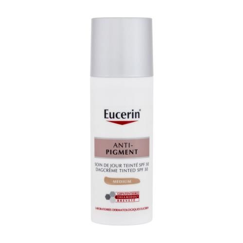 Eucerin Anti-Pigment Tinted Day Cream SPF30 50 ml denní tónující pleťový krém proti pigmentovým skvrnám pro ženy Medium