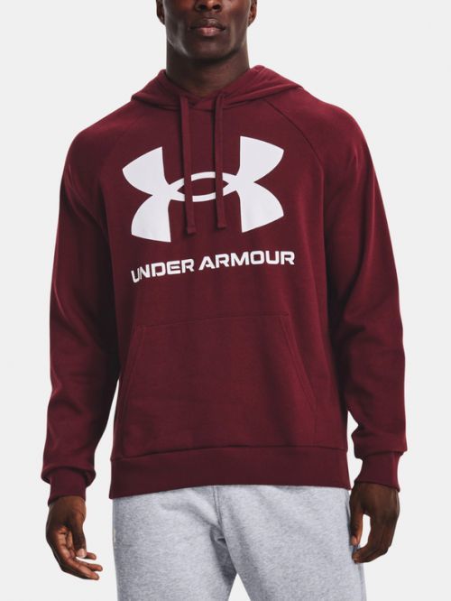 Under Armour UA Rival Fleece Big Logo HD Mikina Červená