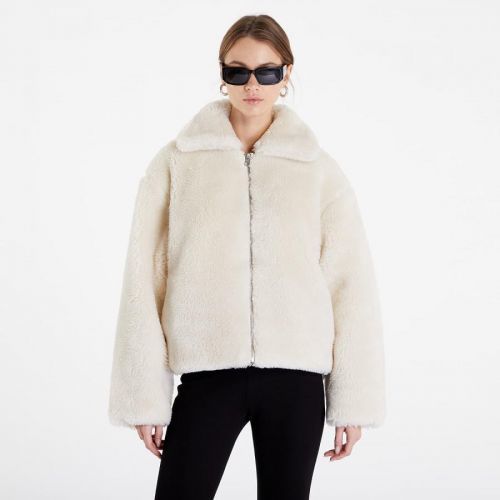 Calvin Klein Jeans Back Sherpa Short Jacket Beige L