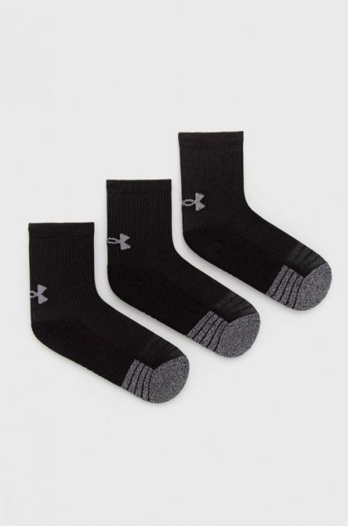 Dětské ponožky Under Armour černá barva