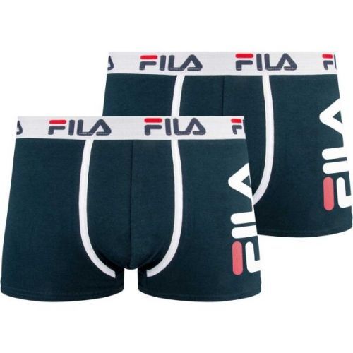 Fila BOXER 2-PACK M Pánské boxery, tmavě modrá, velikost XL