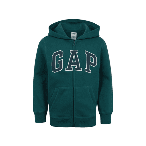 GAP V-FALL FSHN LOGO FZ Chlapecká mikina, tmavě zelená, velikost XL