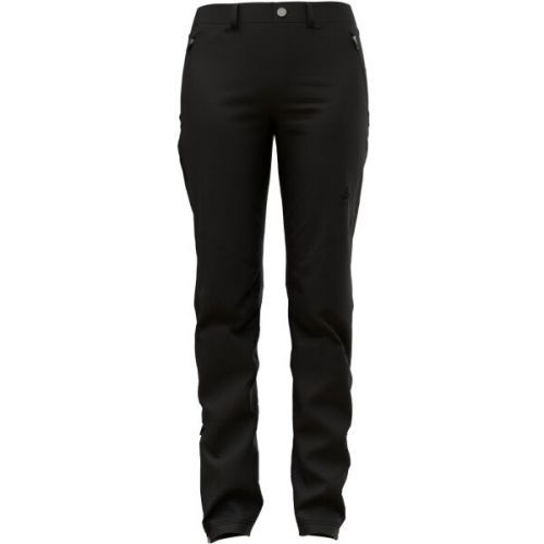 Odlo PANTS ASCENT WARM W Dámské turistické kalhoty, černá, velikost 34