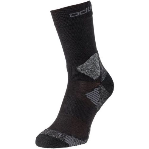 Odlo SOCKS CREW PRIMALOFT HIKE Turistické ponožky, černá, velikost 42-44