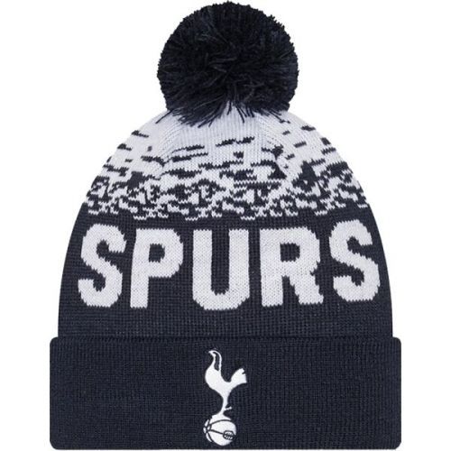 New Era MARL BOBBLE BEANIE TOTTENHAM HOTSPUR Zimní čepice, tmavě modrá, velikost UNI